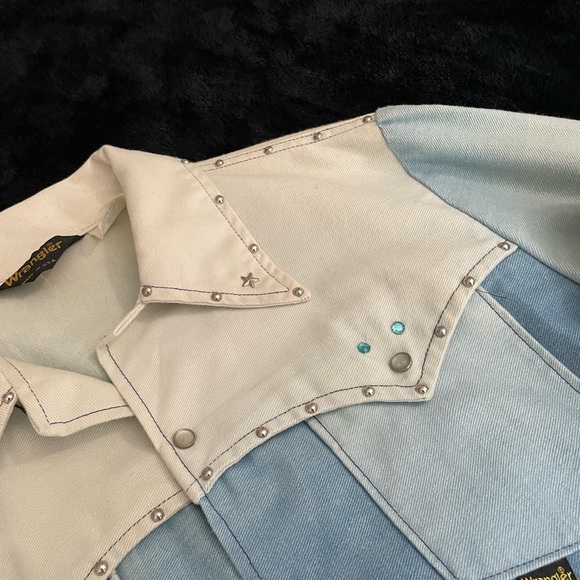 Super Unique Vintage Wrangler Music Note Jacket - Picture 5 of 5